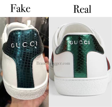 gucci bee trainers real vs fake|gucci ace sneakers tongue.